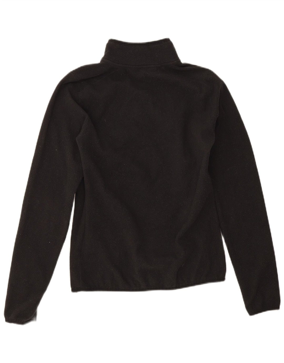 The North Face Womens Oversized Zip Neck Fleece Jumper UK 10 Small Black