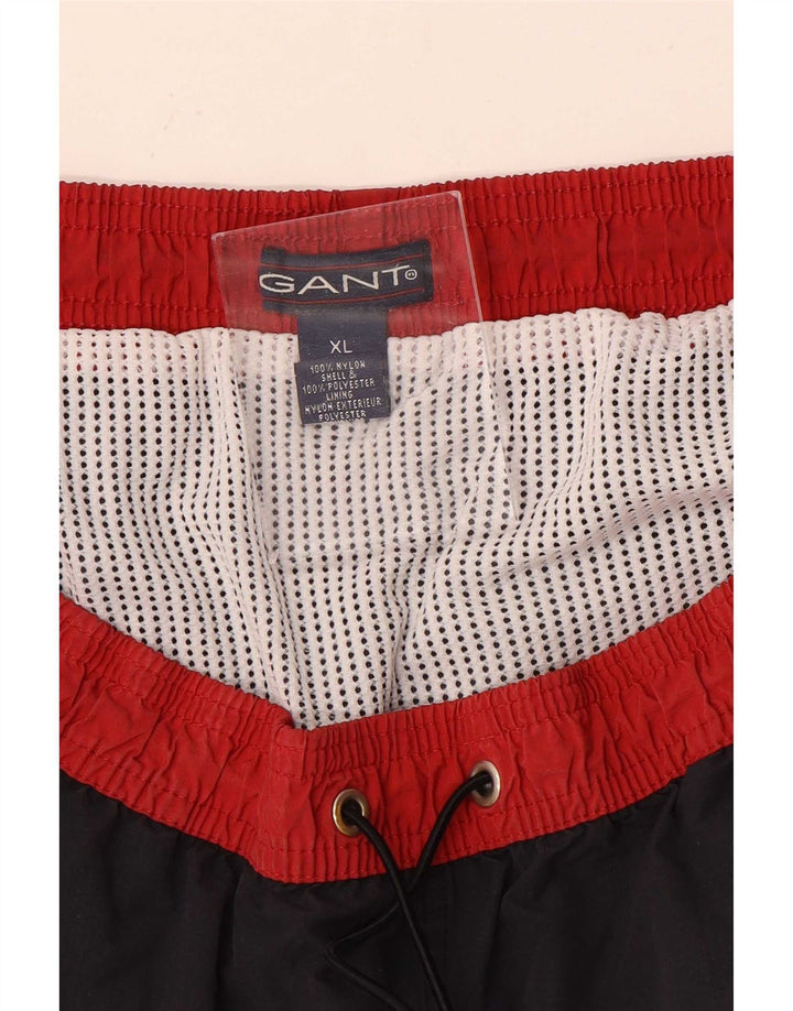 Gant Mens Swimming Shorts XL Black Colourblock Nylon