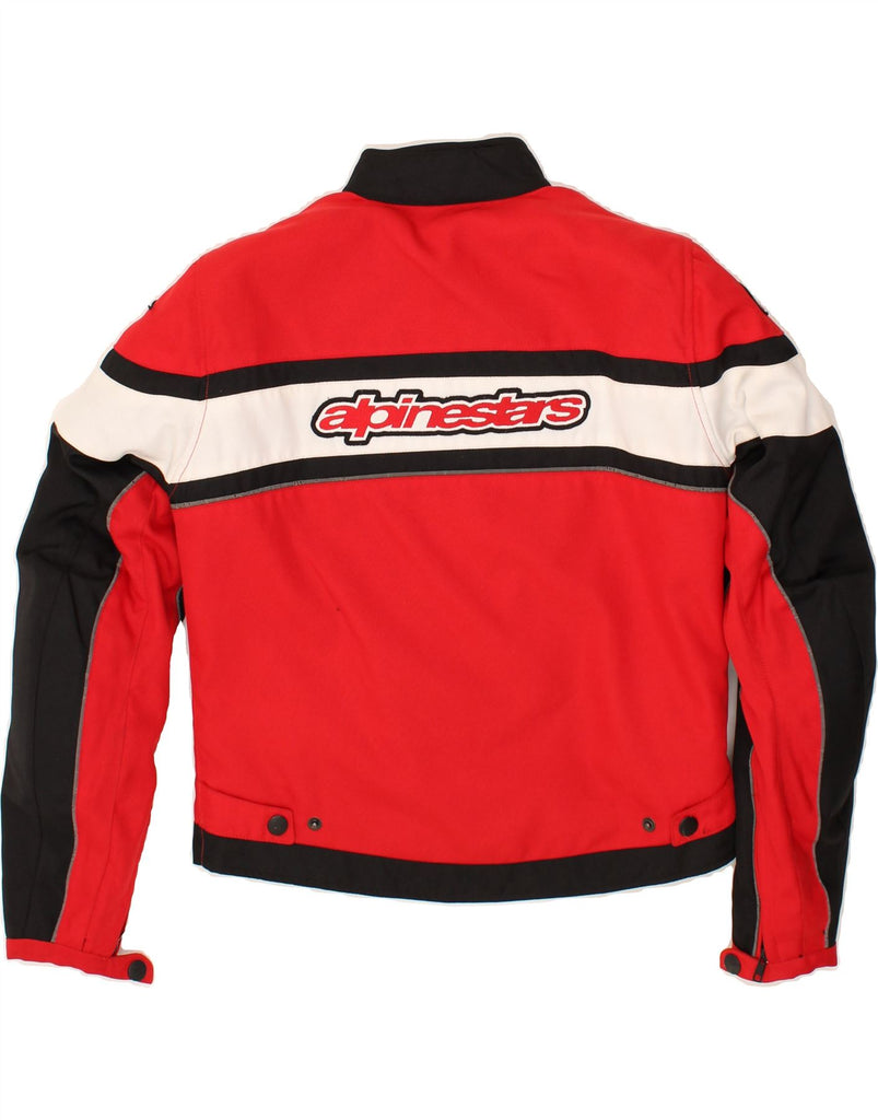 ALPINESTARS Mens Motorcycle Graphic Racer Jacket UK 36 Small Red | Vintage Alpinestars | Thrift | Second-Hand Alpinestars | Used Clothing | Messina Hembry 