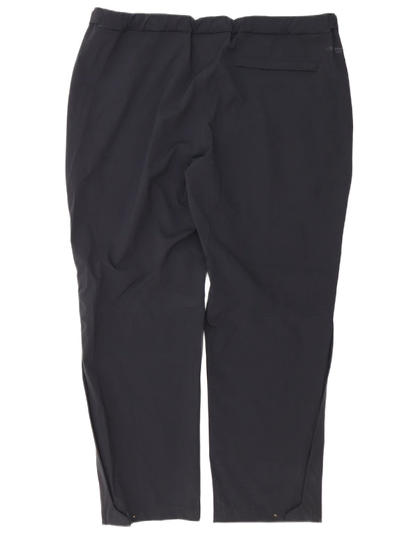 UNDER ARMOUR Mens Straight Chino Trousers 2XL W44 L32 Black Polyester