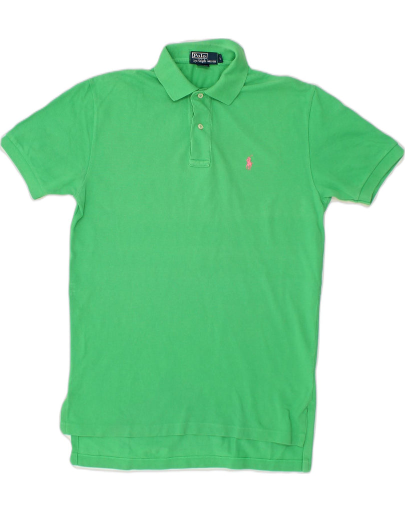 POLO RALPH LAUREN Mens Polo Shirt Small Green Cotton | Vintage Polo Ralph Lauren | Thrift | Second-Hand Polo Ralph Lauren | Used Clothing | Messina Hembry 