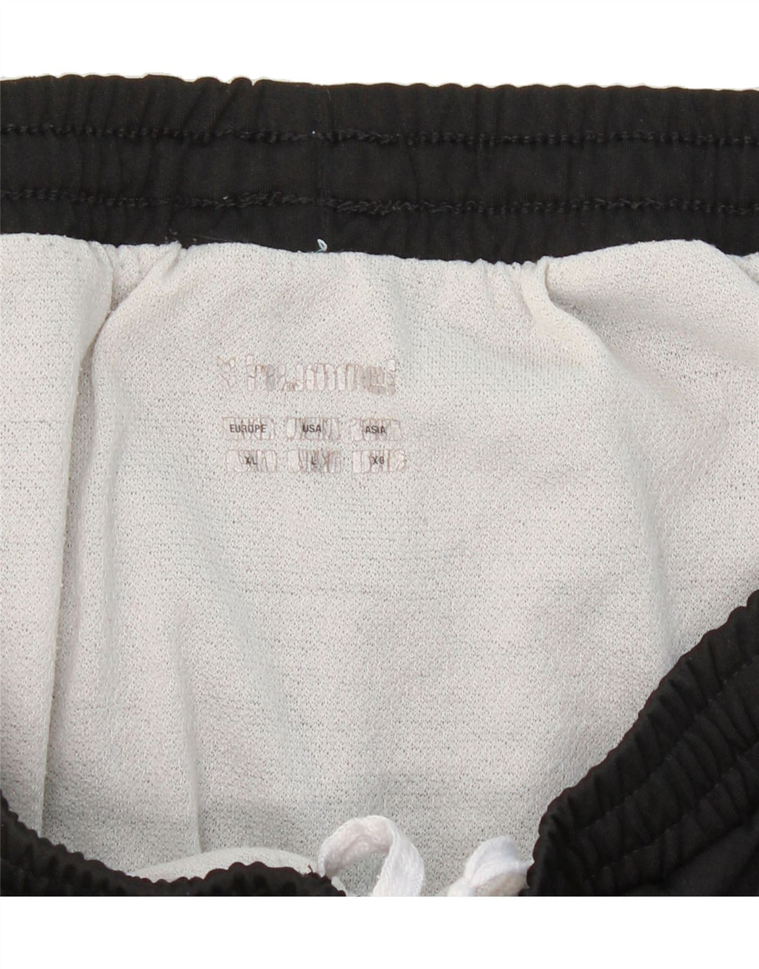 HUMMEL Mens Sport Shorts Large  Black Polyester Vintage Hummel and Second-Hand Hummel from Messina Hembry 