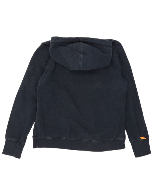 Superdry Womens Graphic Hoodie Jumper UK 18 XL Navy Blue Cotton