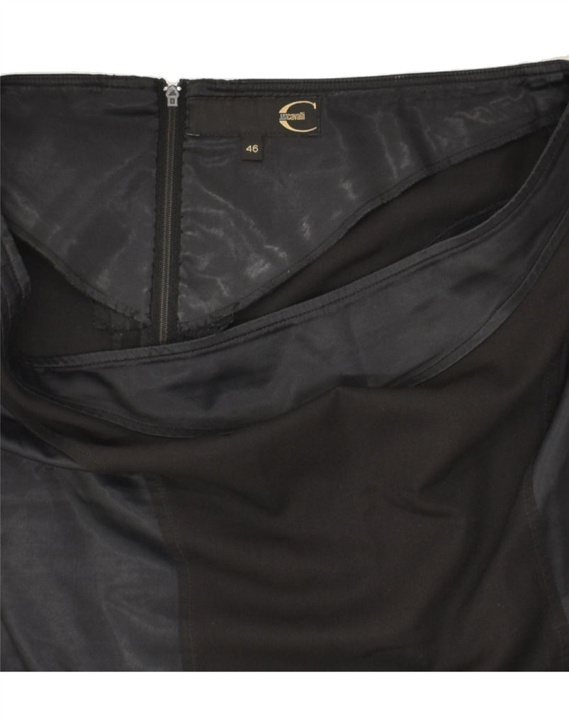 JUST CAVALLI Womens Straight Skirt IT 46 Large W34  Black | Vintage Just Cavalli | Thrift | Second-Hand Just Cavalli | Used Clothing | Messina Hembry 