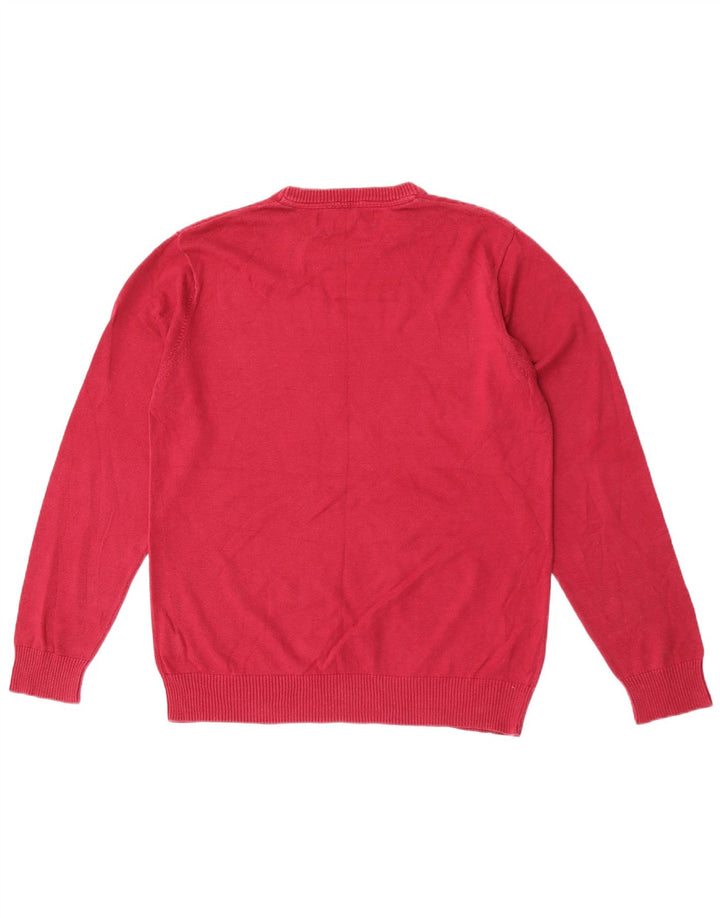 Crew Clothing Mens Crew Neck Jumper Sweater Medium Pink Cotton