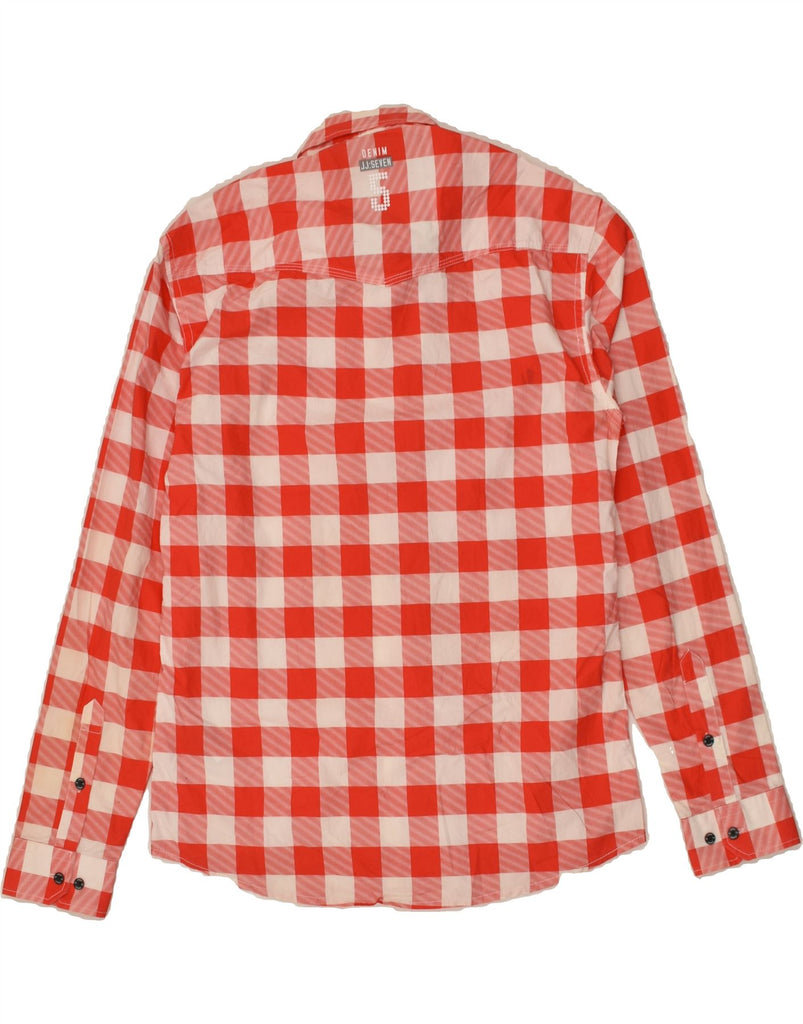 JACK & JONES Mens Shirt Large Red Check Cotton | Vintage Jack & Jones | Thrift | Second-Hand Jack & Jones | Used Clothing | Messina Hembry 