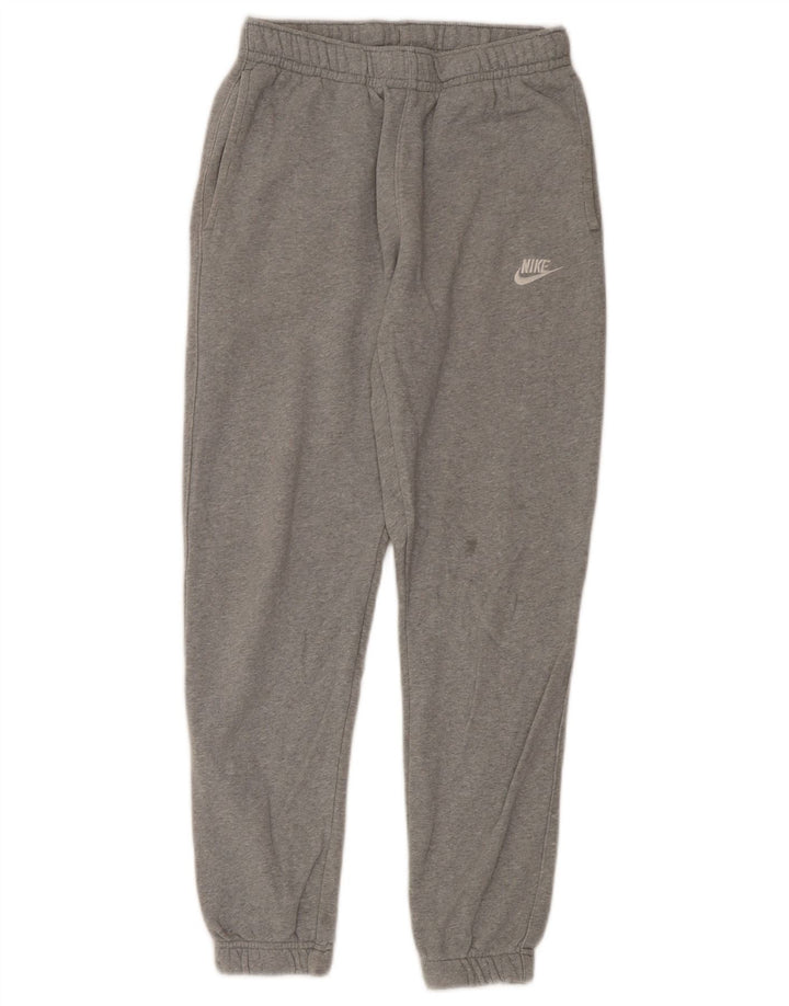 Nike Mens Tracksuit Trousers Joggers Small  Grey Cotton