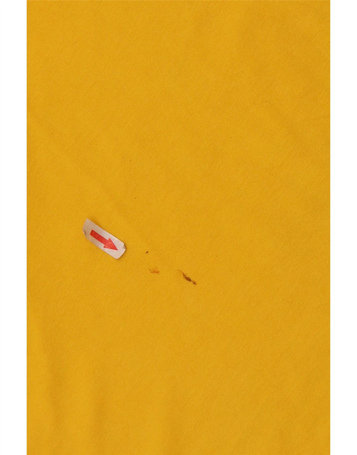 Puma Mens Graphic T-Shirt Top 2XL Yellow