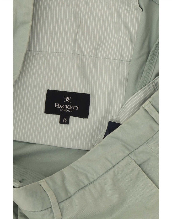 Hackett Mens Chino Shorts XL W38 Green Cotton