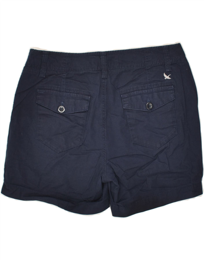 EDDIE BAUER Womens Chino Shorts US 2 XS W25  Navy Blue Cotton | Vintage Eddie Bauer | Thrift | Second-Hand Eddie Bauer | Used Clothing | Messina Hembry 