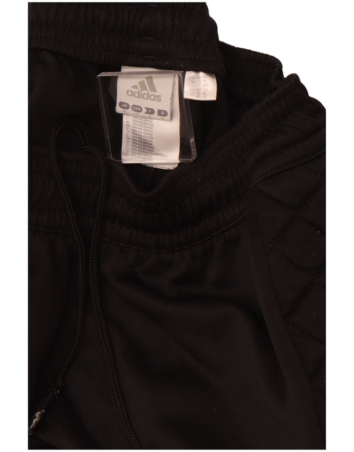 ADIDAS Mens Graphic Tracksuit Trousers Medium Black Polyester