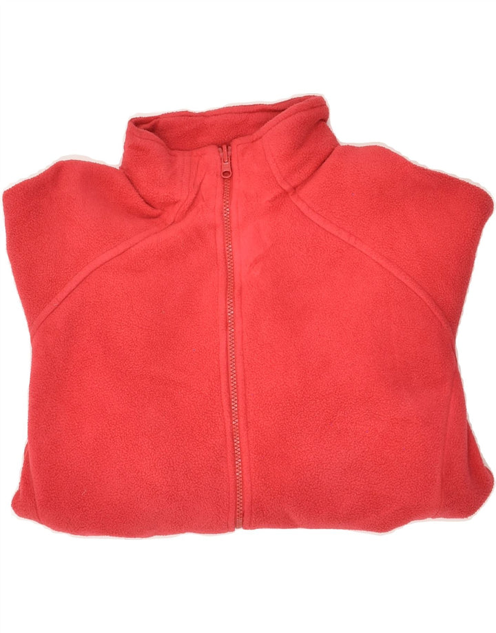 COLUMBIA Womens Fleece Jacket UK 18 XL Red Polyester | Vintage Columbia | Thrift | Second-Hand Columbia | Used Clothing | Messina Hembry 