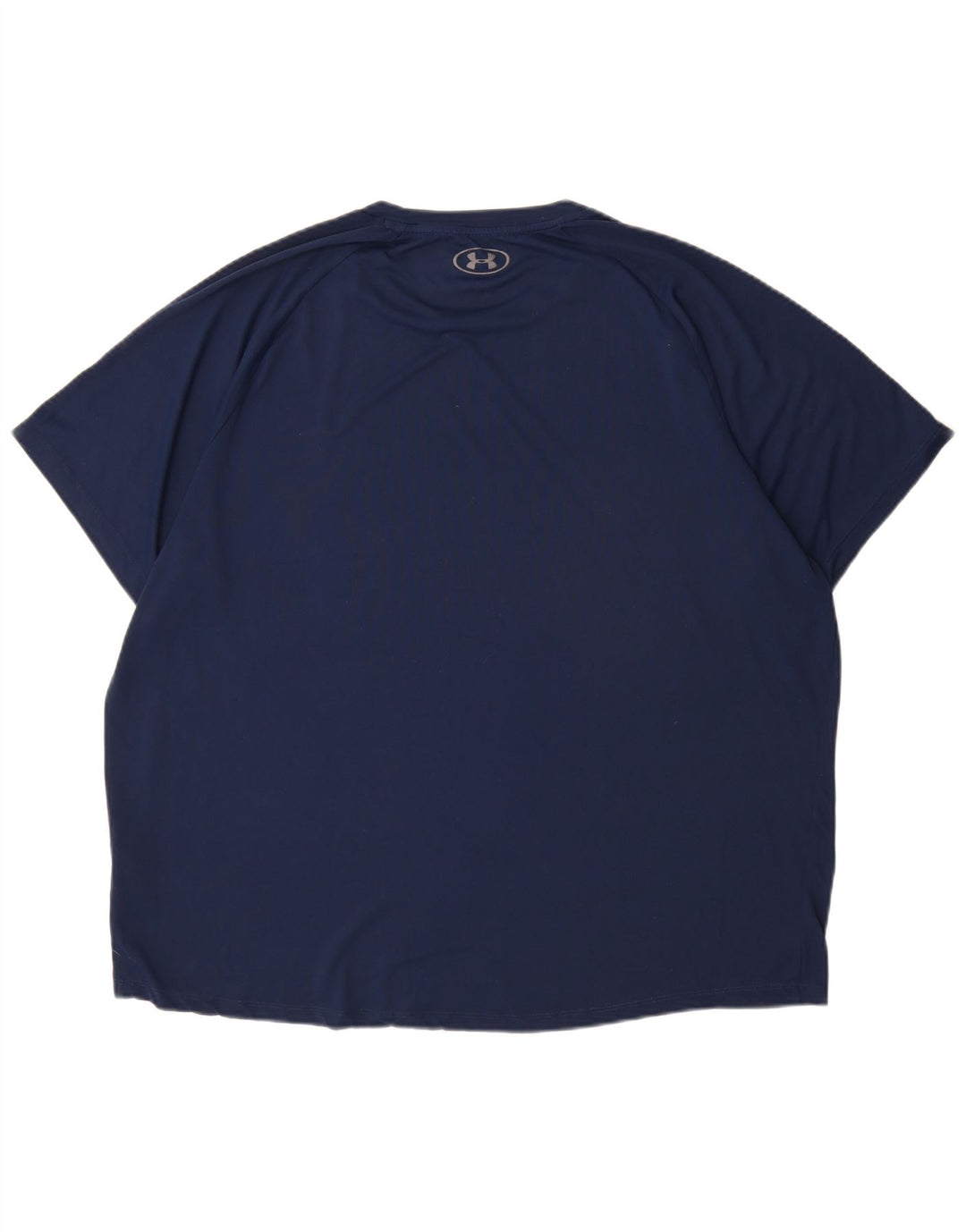 Under Armour Mens T-Shirt Top 2XL Navy Blue Polyester