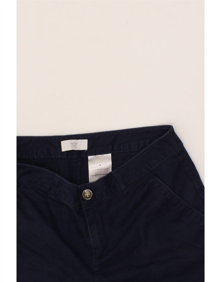 DOCKERS Womens Chino Shorts US 4 Small W27  Navy Blue Cotton Vintage Dockers and Second-Hand Dockers from Messina Hembry 