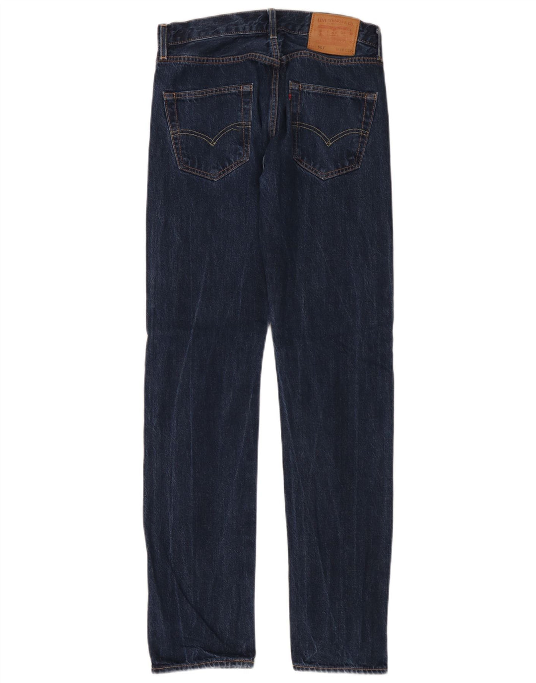 Levi's Mens 501 Straight Jeans W28 L32 Blue Cotton