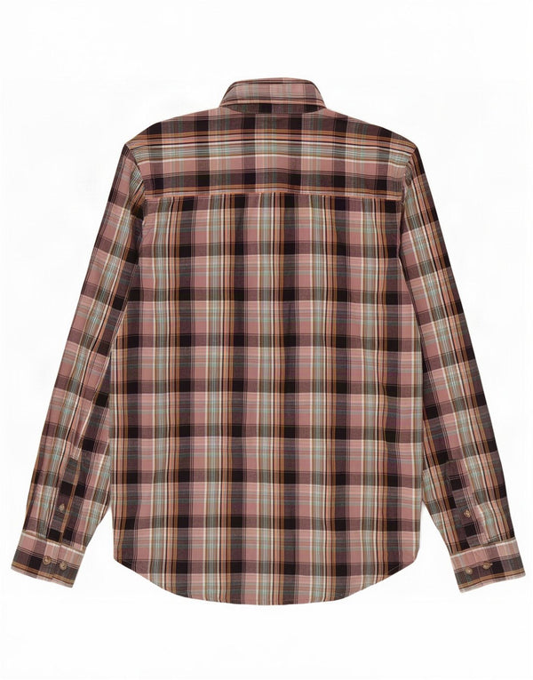 Wrangler Mens Shirt Medium Multicoloured Plaid Cotton