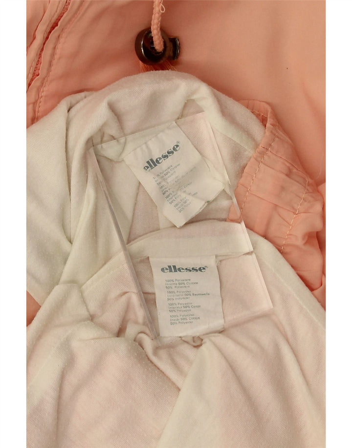 ELLESSE Womens Full Tracksuit UK 16 Large Orange Colourblock Polyester Vintage Ellesse and Second-Hand Ellesse from Messina Hembry 