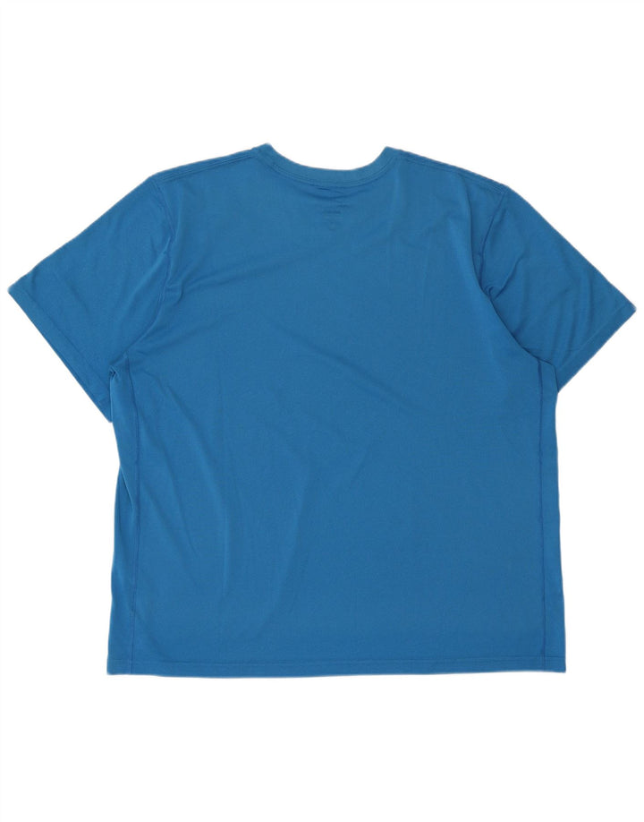 Nike Mens Dri Fit T-Shirt Top XL Blue