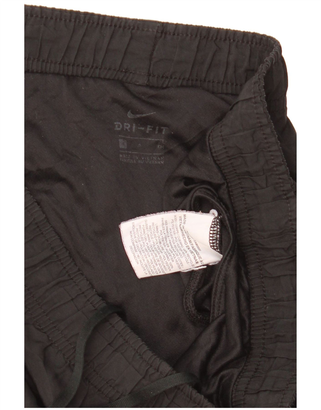 Nike Womens Dri Fit Sport Shorts UK 10 Small Black Polyester
