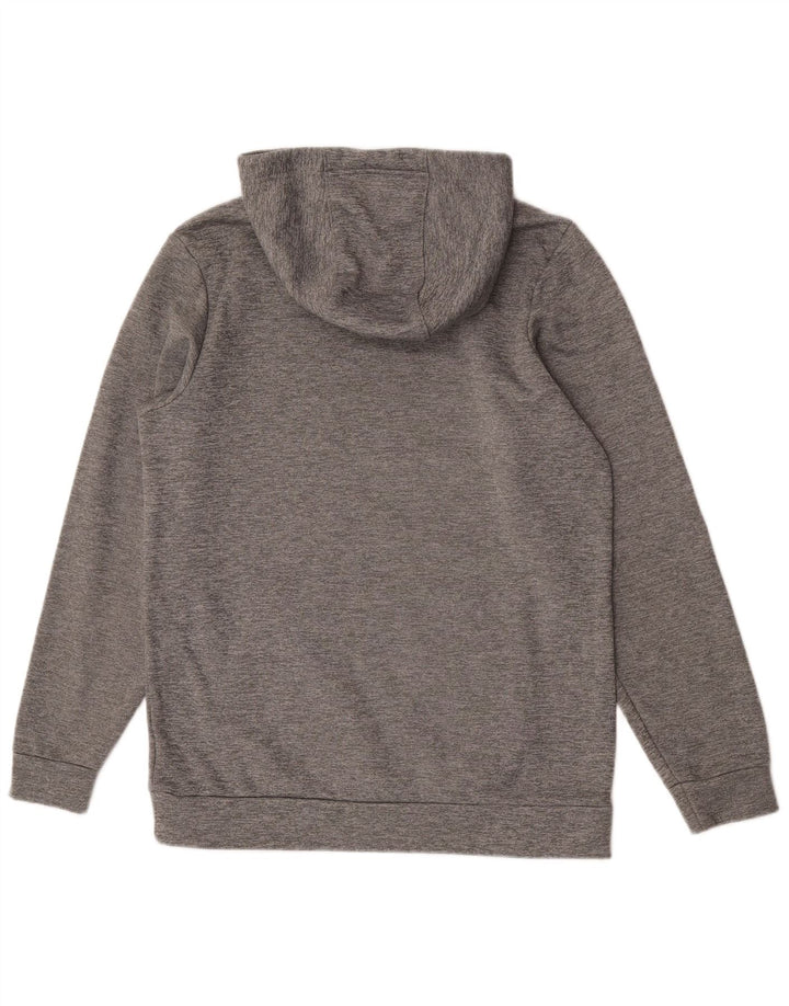 Nike Mens Therma-Fit Hoodie Jumper Small Grey Flecked Polyester