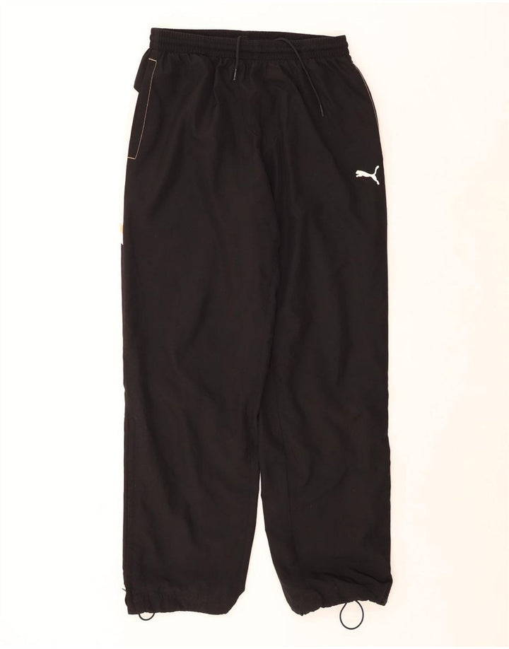 PUMA Mens Tracksuit Trousers Joggers Medium  Black Colourblock Polyester Vintage Puma and Second-Hand Puma from Messina Hembry 