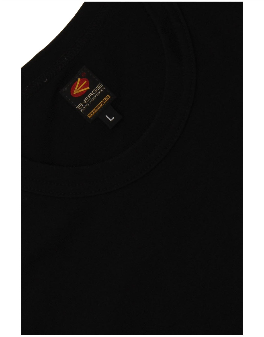Energie Womens T-Shirt Top UK 14 Large Black