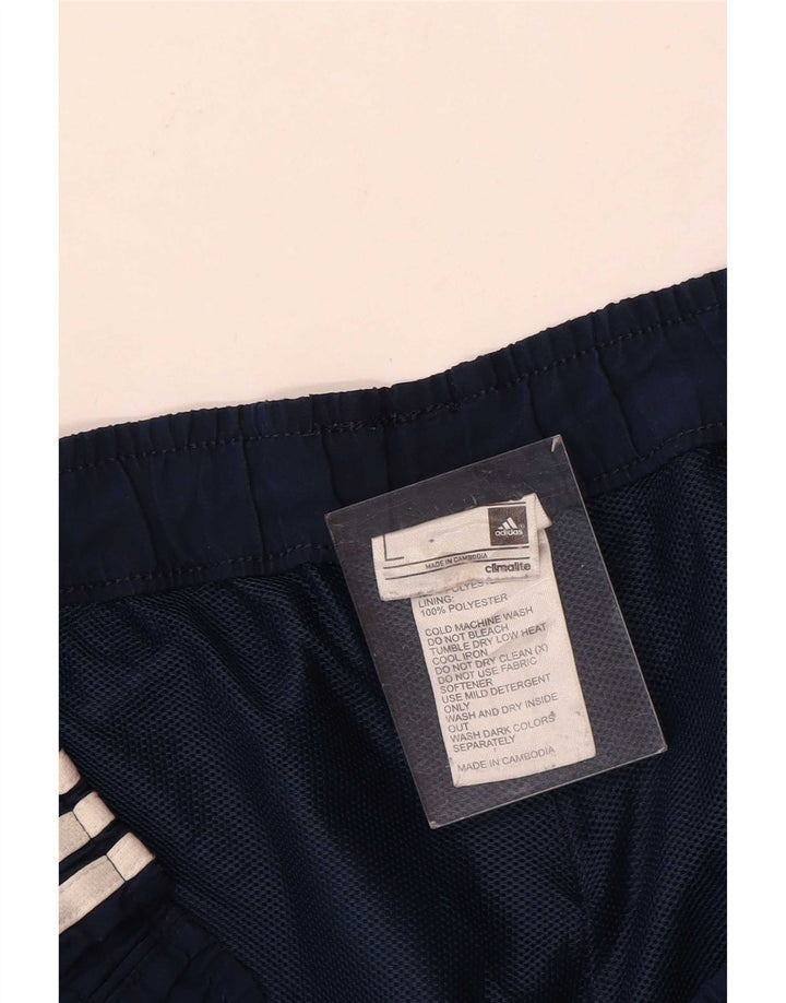 Adidas Mens Sport Shorts Large Navy Blue Polyester