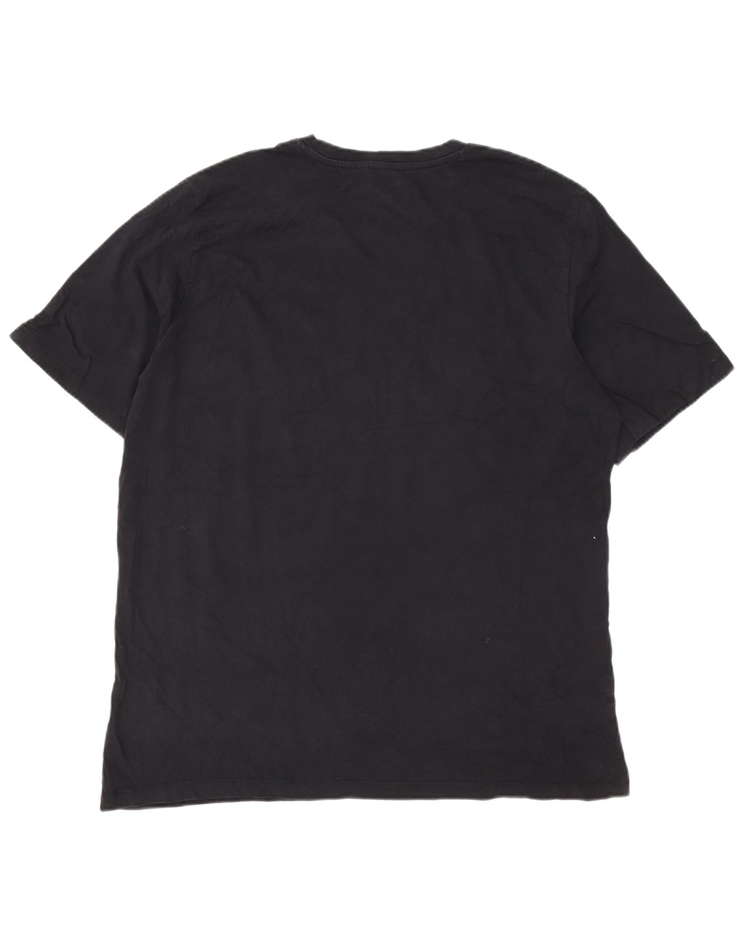 Jack & Jones Mens T-Shirt Top 2XL Black Cotton