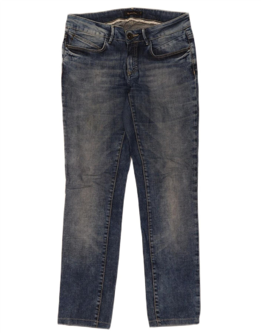 Massimo Dutti Womens Slim Jeans W28 L29 Blue Cotton