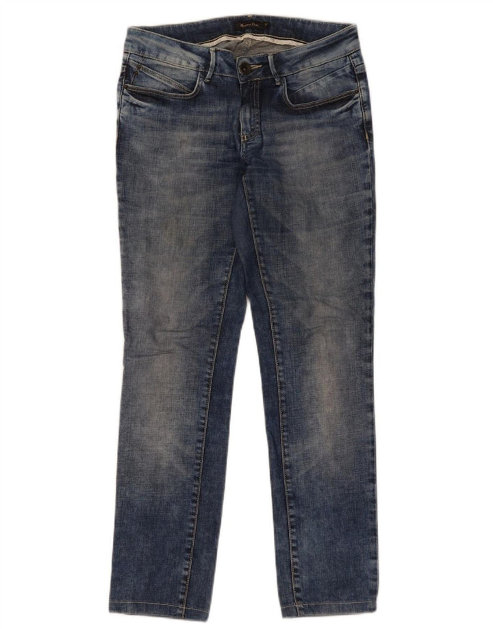 Massimo Dutti Womens Slim Jeans W28 L29 Blue Cotton