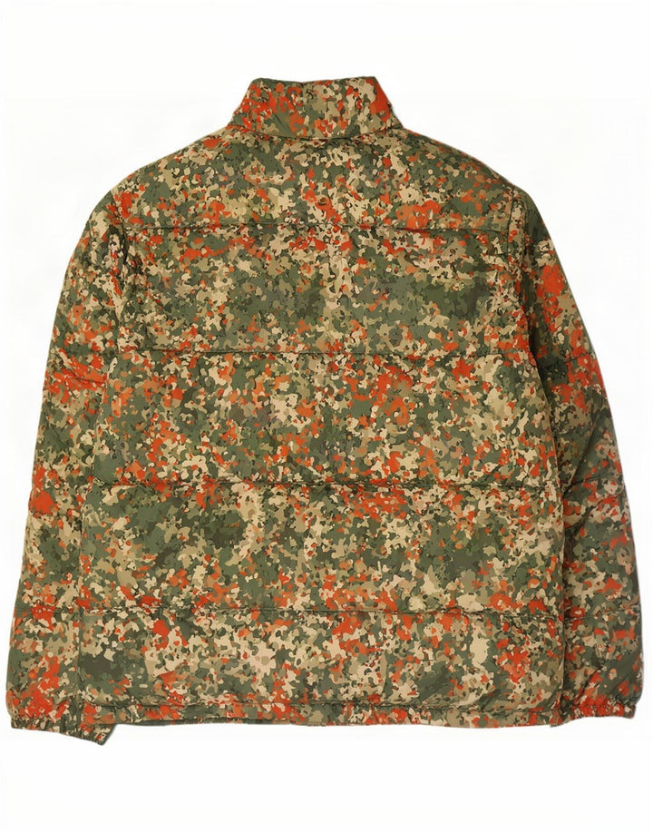 Levi's Mens Padded Jacket UK 44 2XL Multicoloured Camouflage Polyester