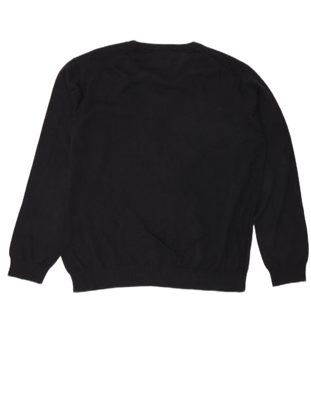 GANT Mens V-Neck Jumper Sweater 2XL Navy Blue Cotton Vintage Gant and Second-Hand Gant from Messina Hembry 