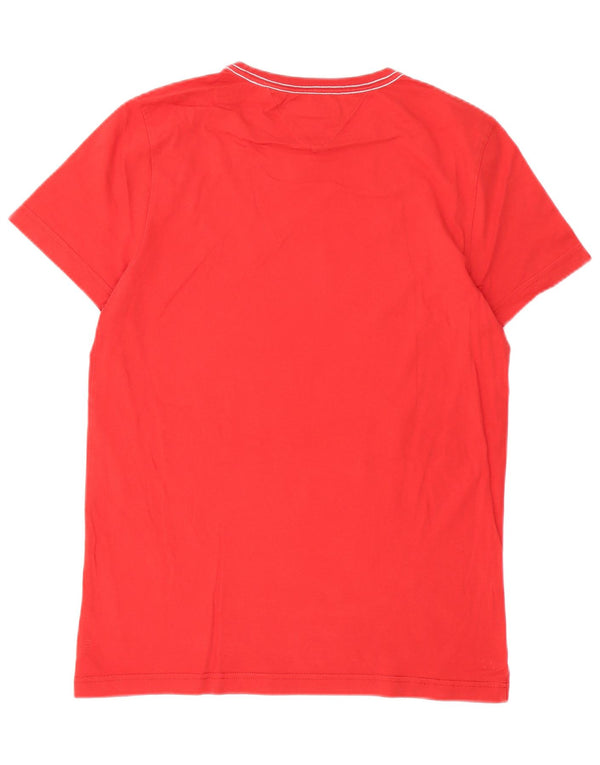 Tommy Hilfiger Mens Graphic T-Shirt Top Medium Red Cotton