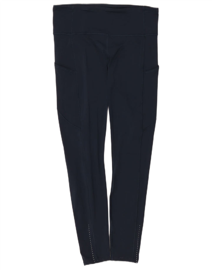 Lululemon Womens High Waist Leggings US 10 Large Navy Blue