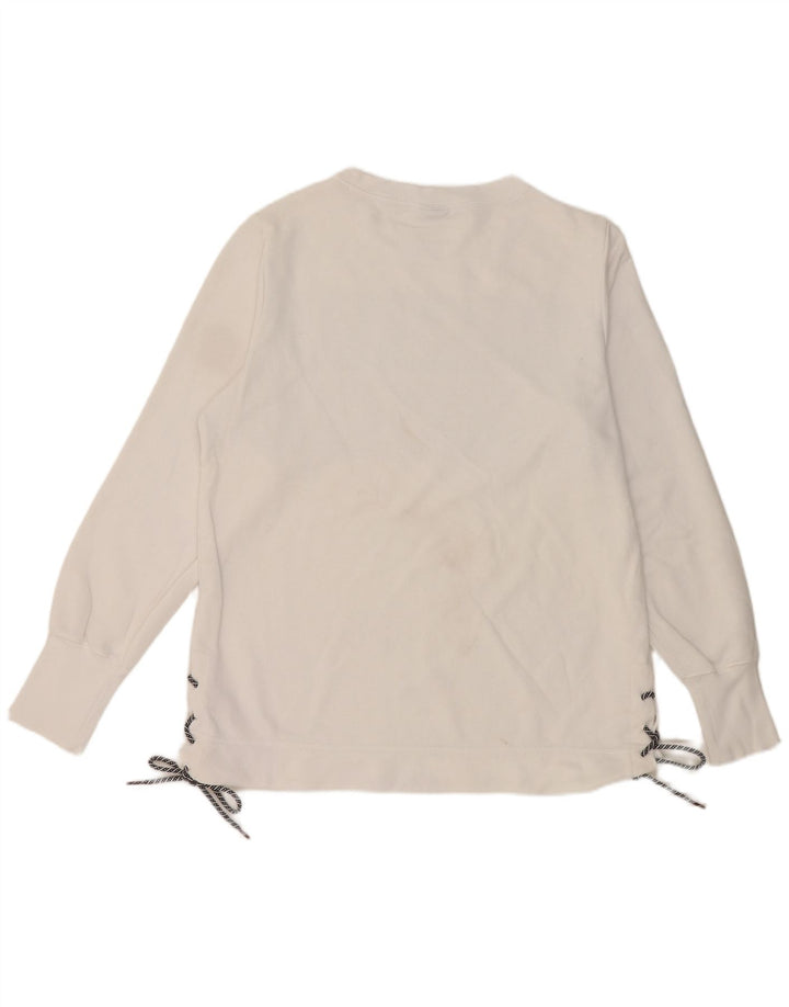 Champion Mens Graphic Sweatshirt Jumper XL White Cotton
