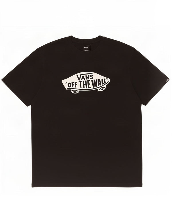 Vans Mens Slim Fit Graphic T-Shirt Top 2XL Black Cotton