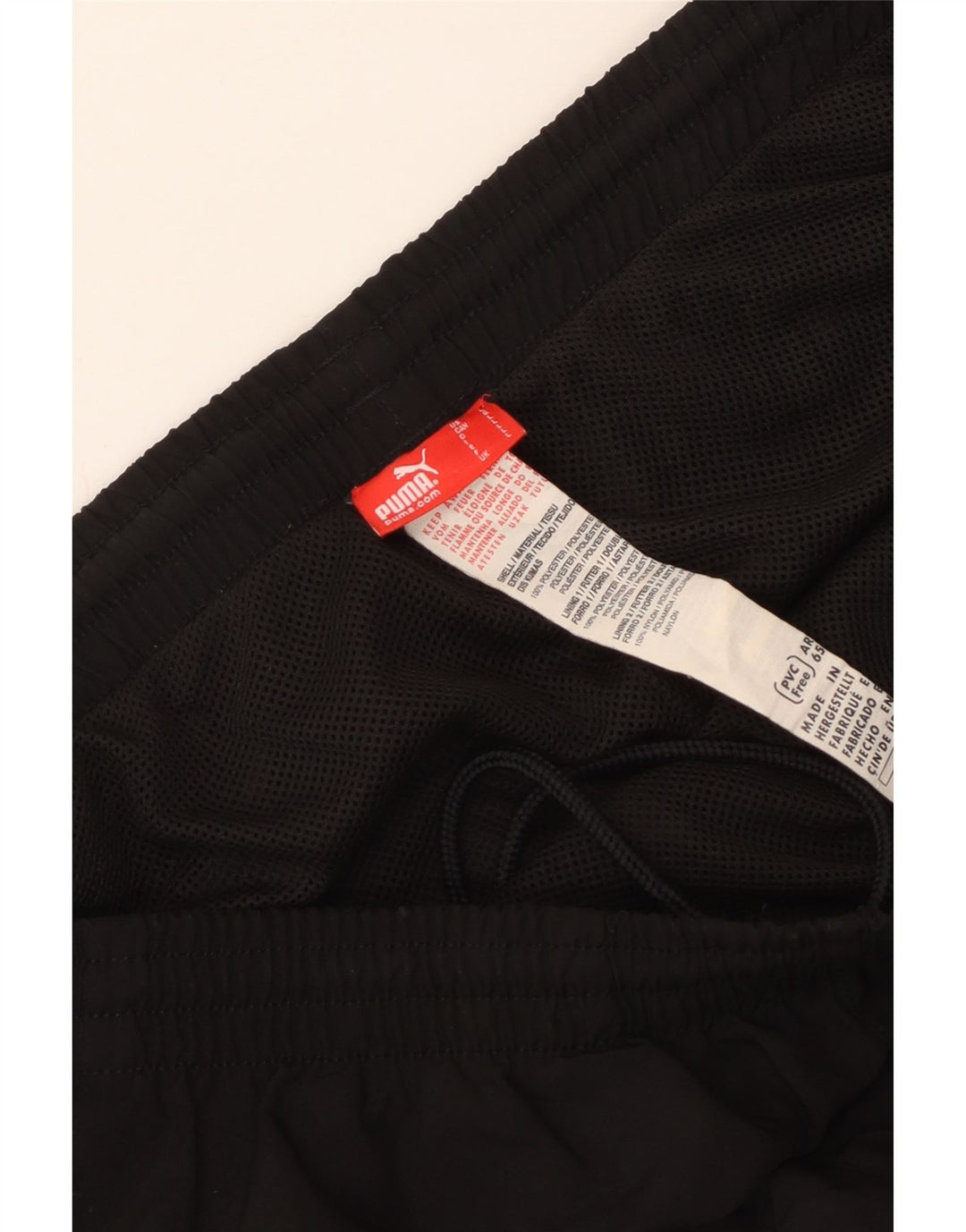 Puma Mens S.C. Trestina Tracksuit Trousers Joggers Large Black Polyester