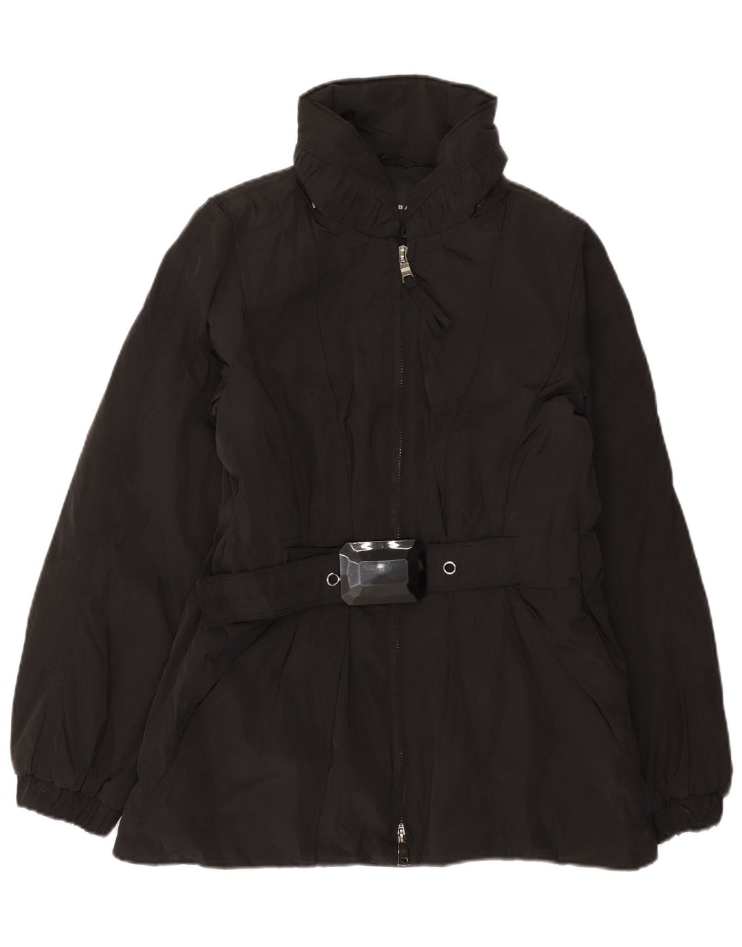 Zara Womens Padded Jacket UK 14 Large Black