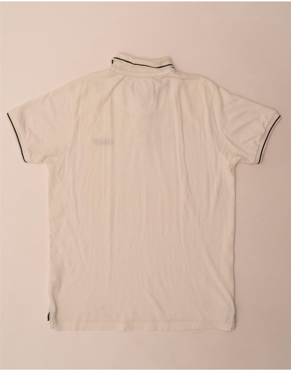 Woolrich Mens Polo Shirt XL White Cotton