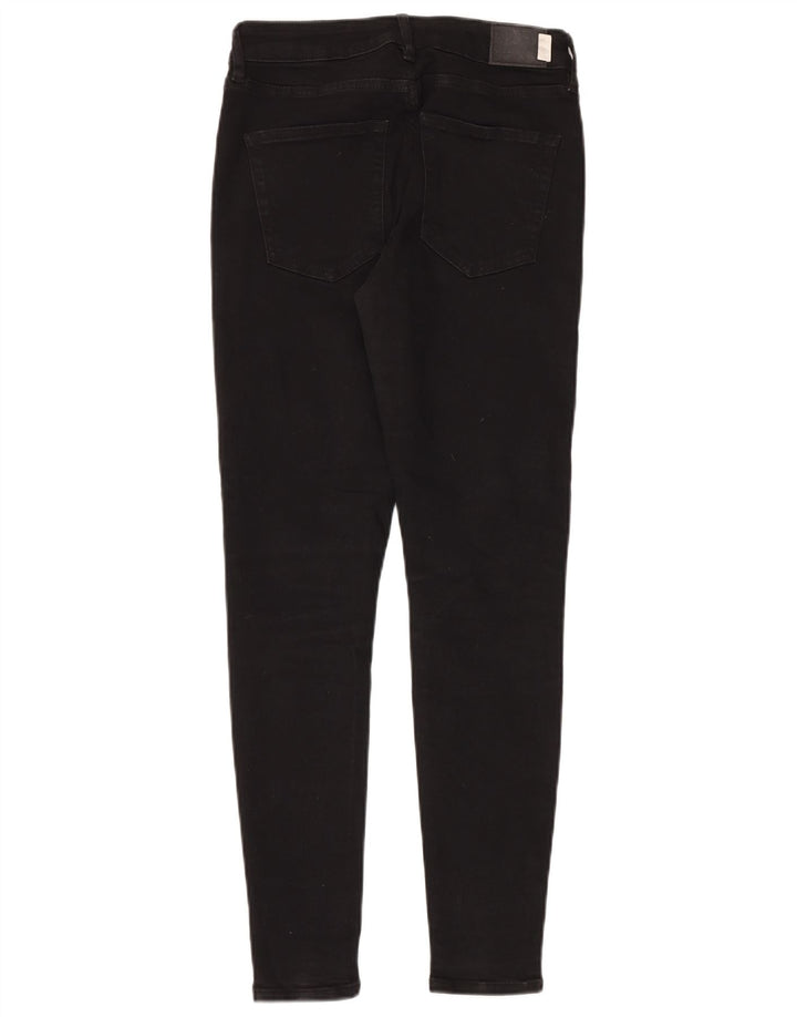 Superdry Womens Regular Skinny Jeans  W29 L30 Black Cotton