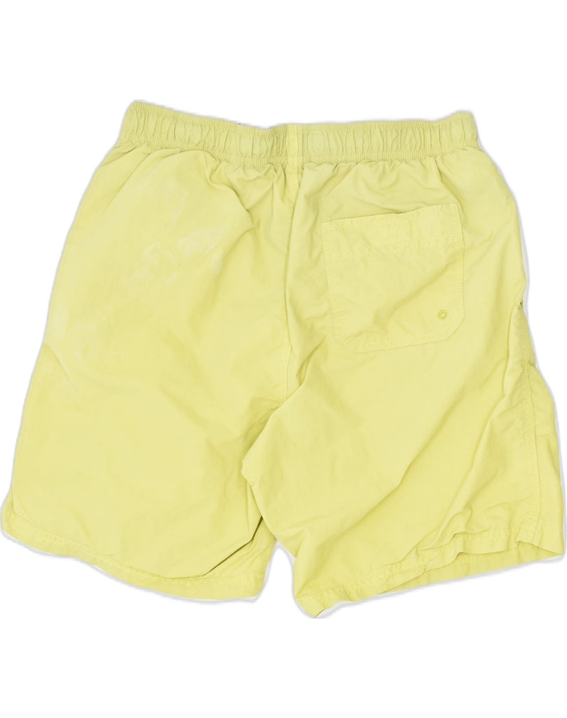 DIADORA Mens Swimming Shorts Large Yellow Polyamide | Vintage Diadora | Thrift | Second-Hand Diadora | Used Clothing | Messina Hembry 