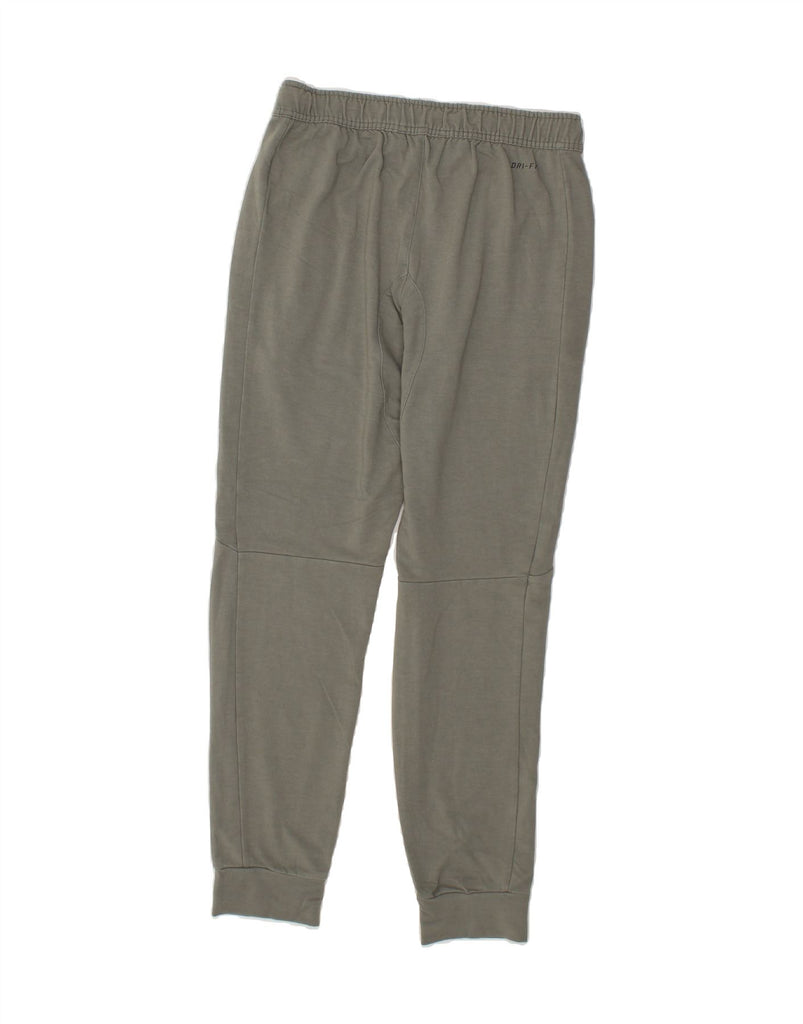NIKE Mens Dri Fit Tracksuit Trousers Joggers Small  Grey Rayon Vintage Nike and Second-Hand Nike from Messina Hembry 