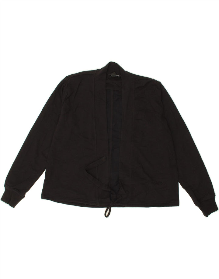 ATHLETA Womens Oversized Cardigan Top UK 2 2XS Black Cotton Vintage Athleta and Second-Hand Athleta from Messina Hembry 