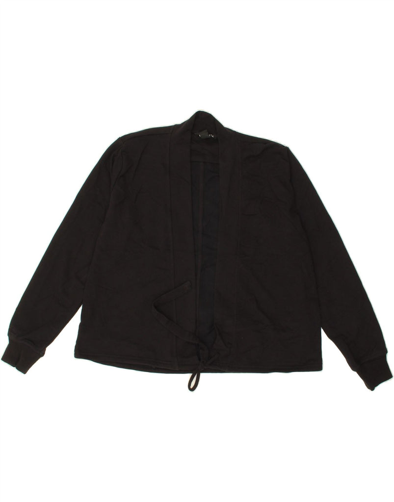 ATHLETA Womens Oversized Cardigan Top UK 2 2XS Black Cotton Vintage Athleta and Second-Hand Athleta from Messina Hembry 