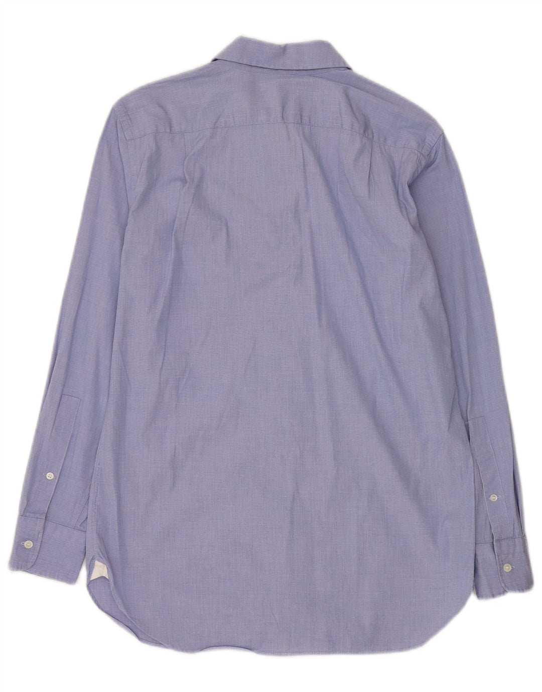J. Crew Womens Longline Oversized Shirt US 2 XS Blue Cotton