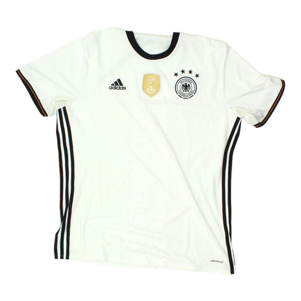 Germany 2016 Adidas Mens Home World Champions Shirt | Football Sportswear VTG | Vintage Messina Hembry | Thrift | Second-Hand Messina Hembry | Used Clothing | Messina Hembry 