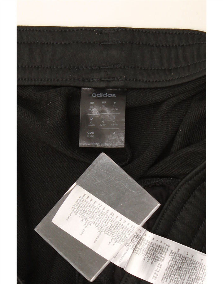 ADIDAS Womens Tracksuit Trousers Joggers UK 20/22 XL  Black Polyester