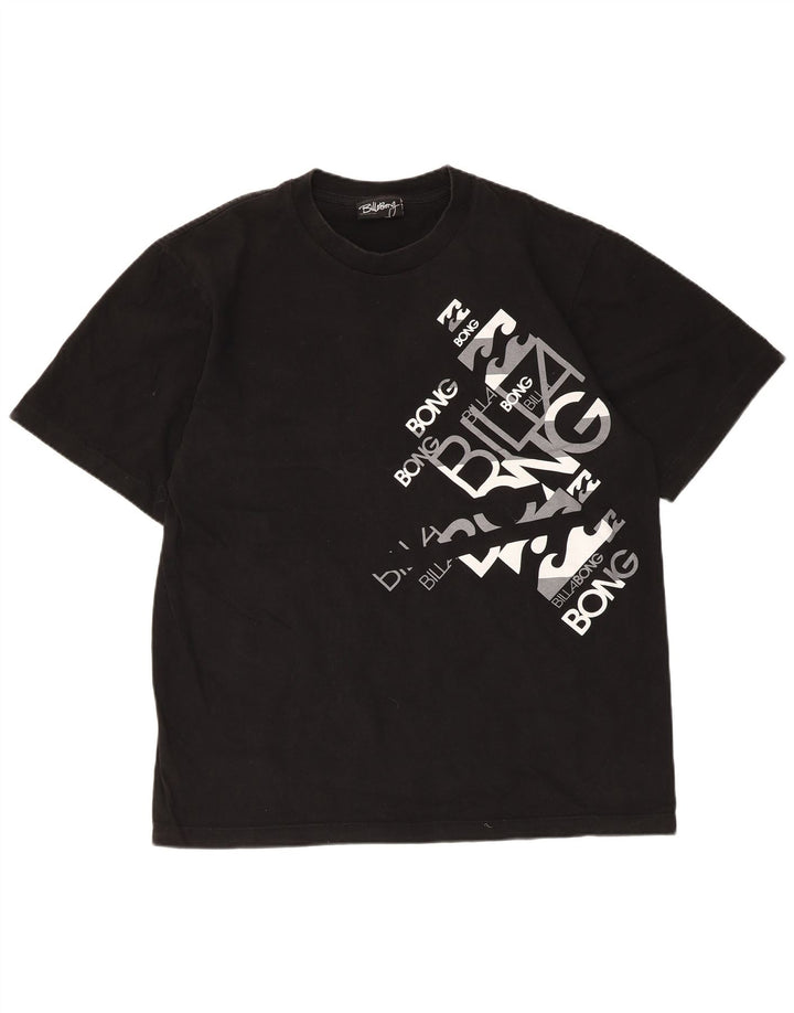 Billabong Mens Graphic T-Shirt Top XL Black Cotton
