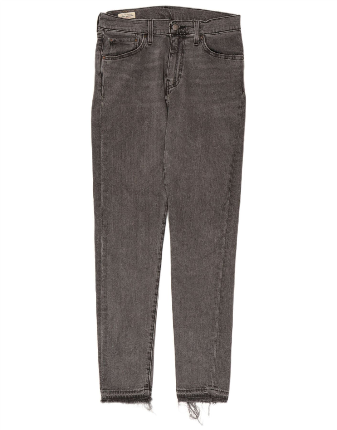 Levi's Womens 512 Slim Tapered Jeans W30 L32 Grey Cotton