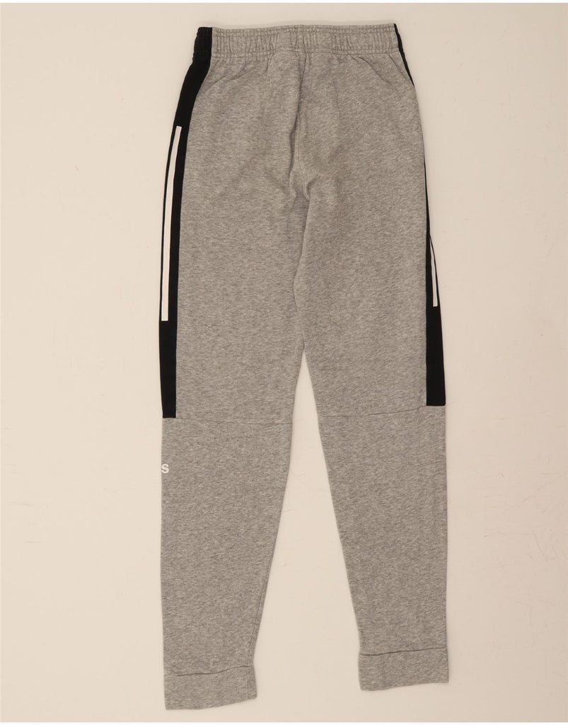 ADIDAS Boys Tracksuit Trousers Joggers 13-14 Years Grey Colourblock Cotton Vintage Adidas and Second-Hand Adidas from Messina Hembry 